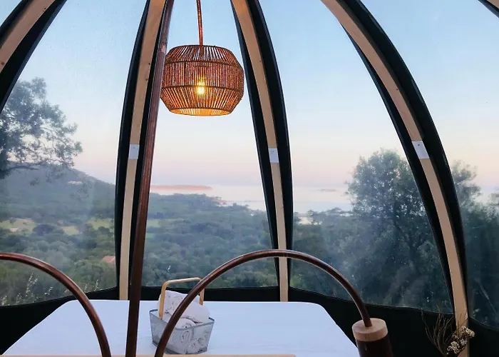 Palom'bolla Lüks kamp alanı Porto-Vecchio (Corsica)