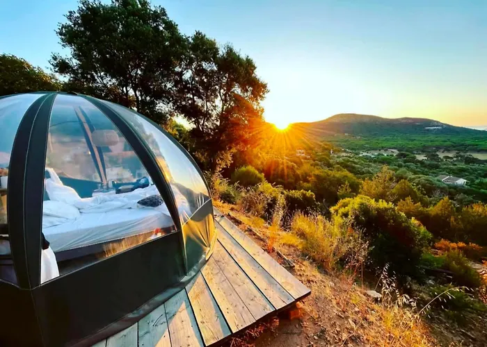 Palom'bolla Lüks kamp alanı Porto-Vecchio (Corsica)